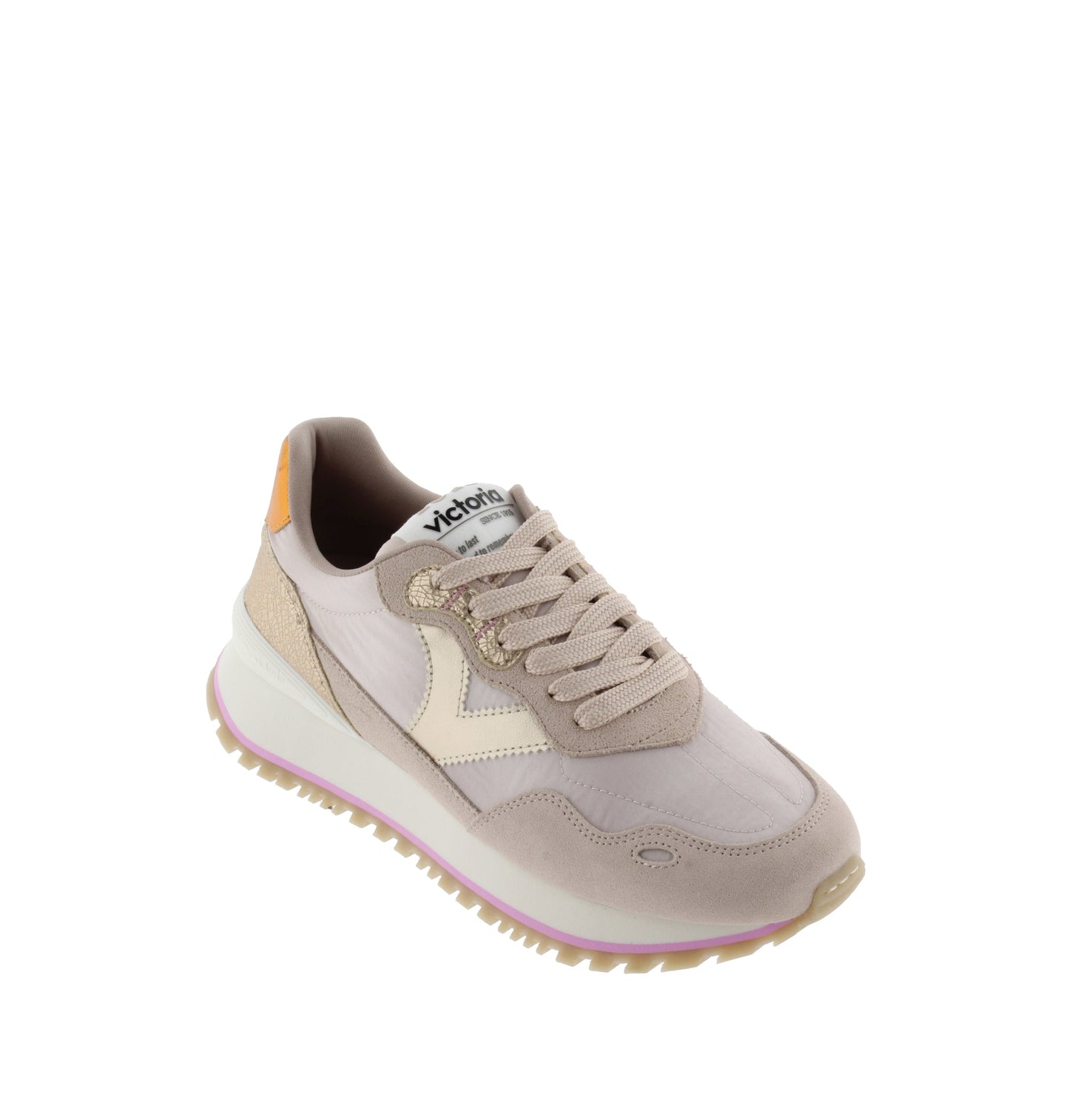 Victoria VIENTO NYLON/SUEDE & METAL NUDE