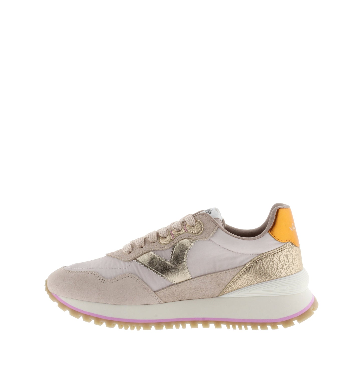 Victoria VIENTO NYLON/SUEDE & METAL NUDE