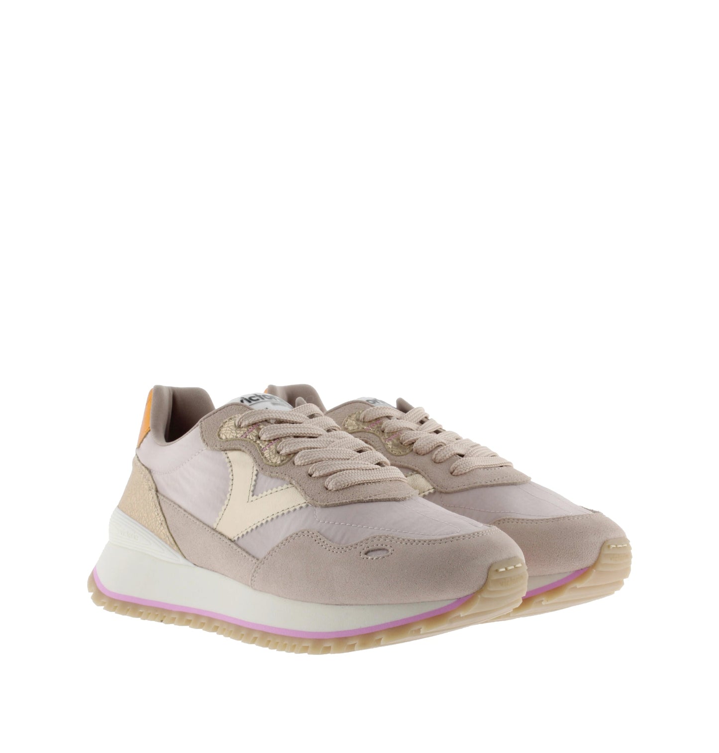 Victoria VIENTO NYLON/SUEDE & METAL NUDE