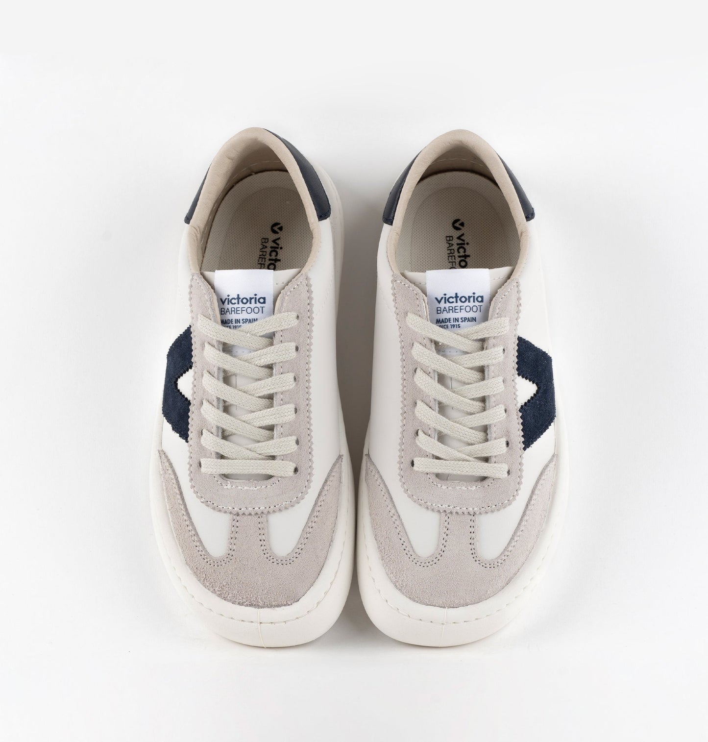Victoria OLMO BAREFOOT EFECTO PIEL & SERRAJE MARINO