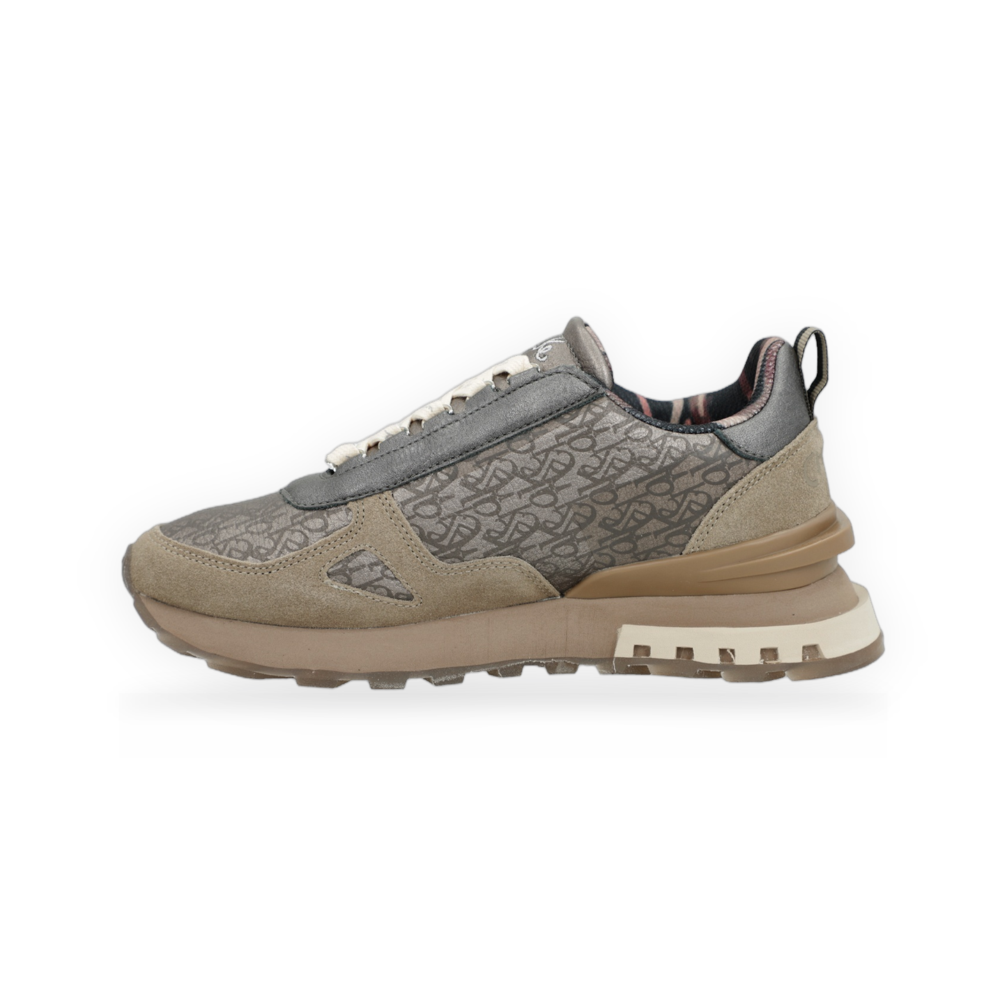 Anekke - Metallic beige trainers