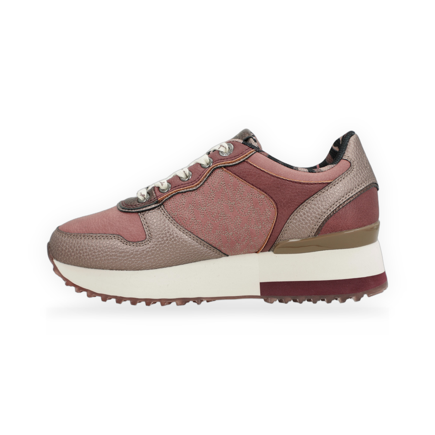 Anekke - Metallic pink platform trainers