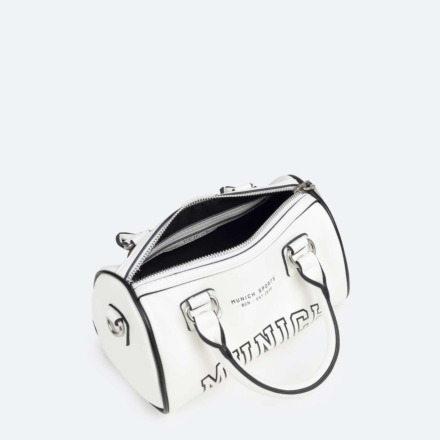 Munich 7113304 Court Crossbody Barrel White