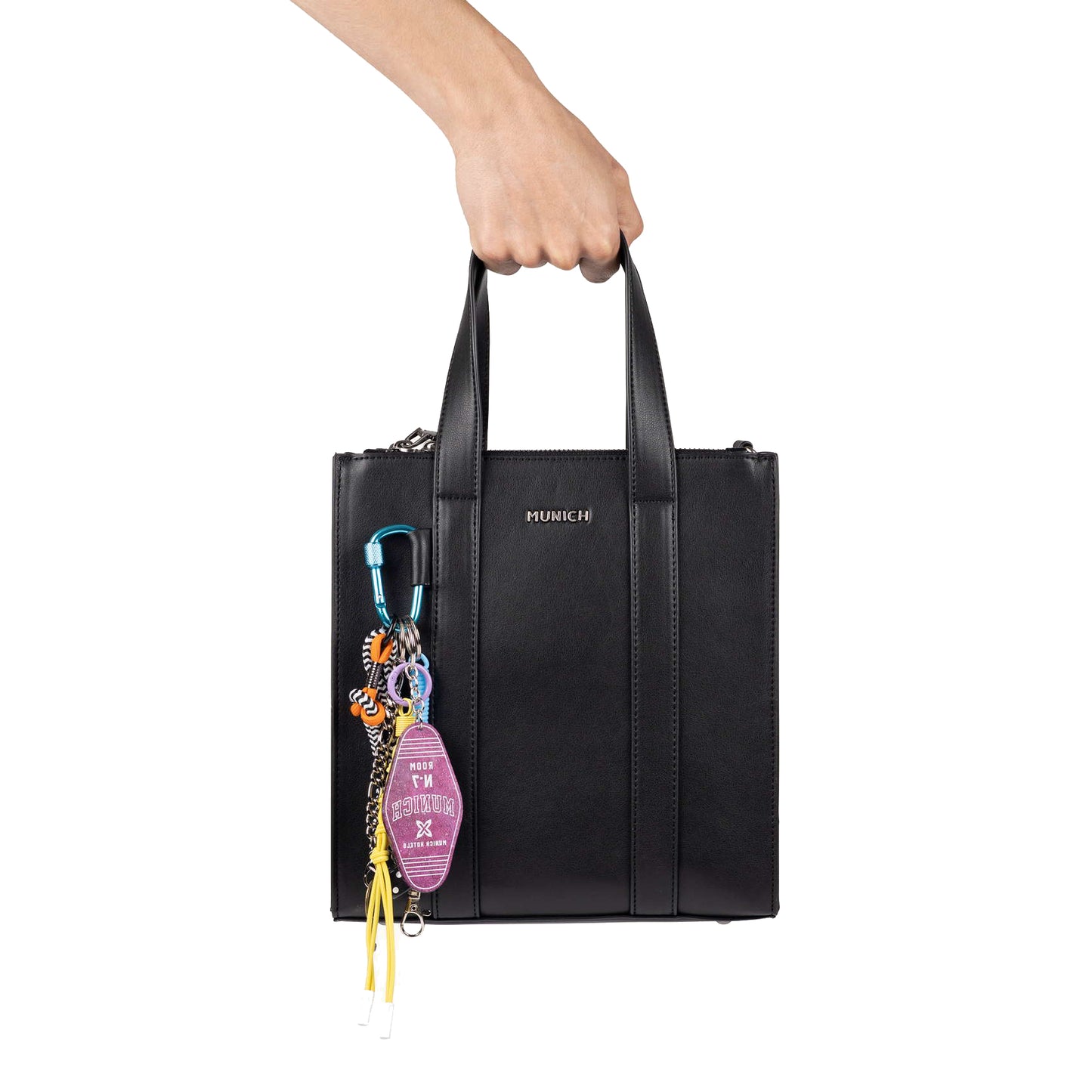 Munich Charms Crossbody Tote Black 7113582
