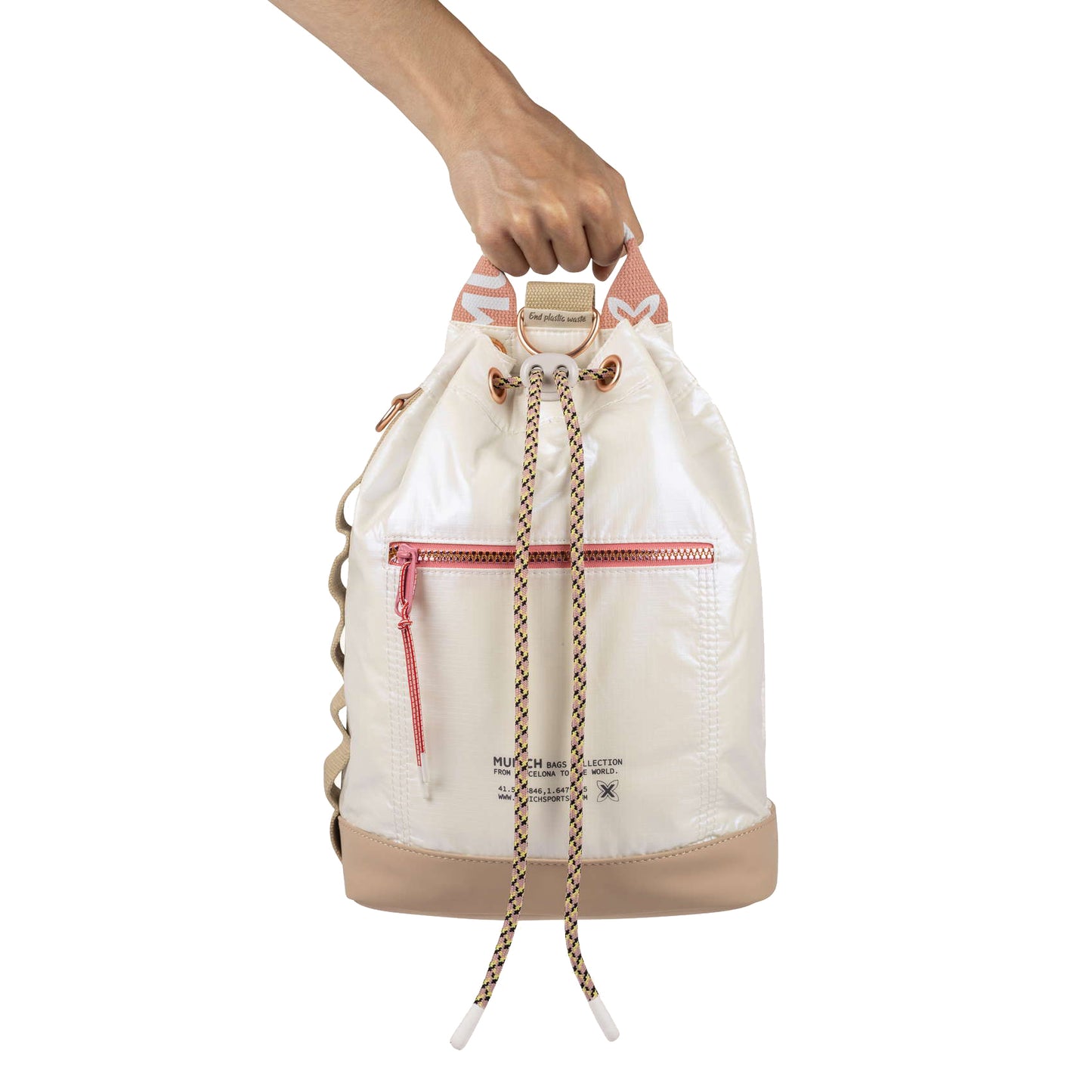 Munich Deep Recycled Drawstring Backpack Honey 7113595