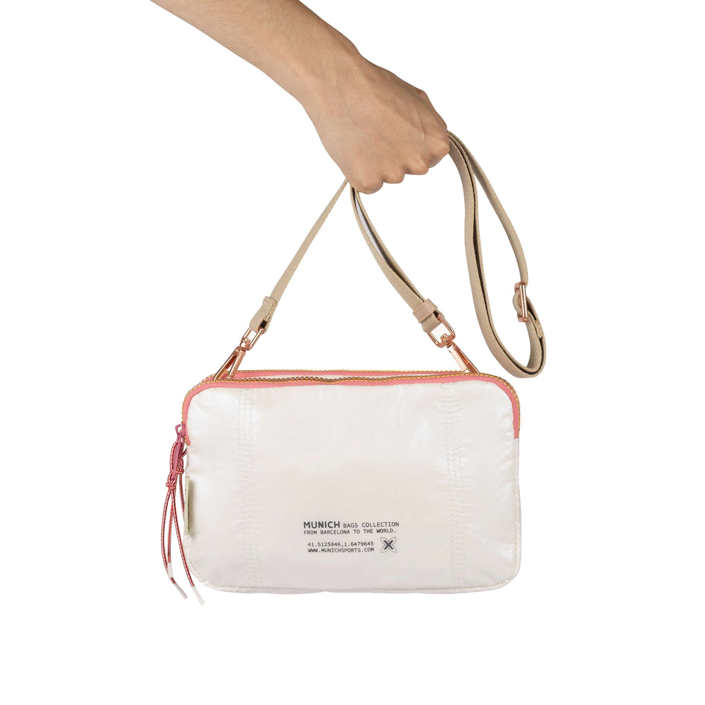 Munich Deep Recycled Crossbody Double Honey 7113599