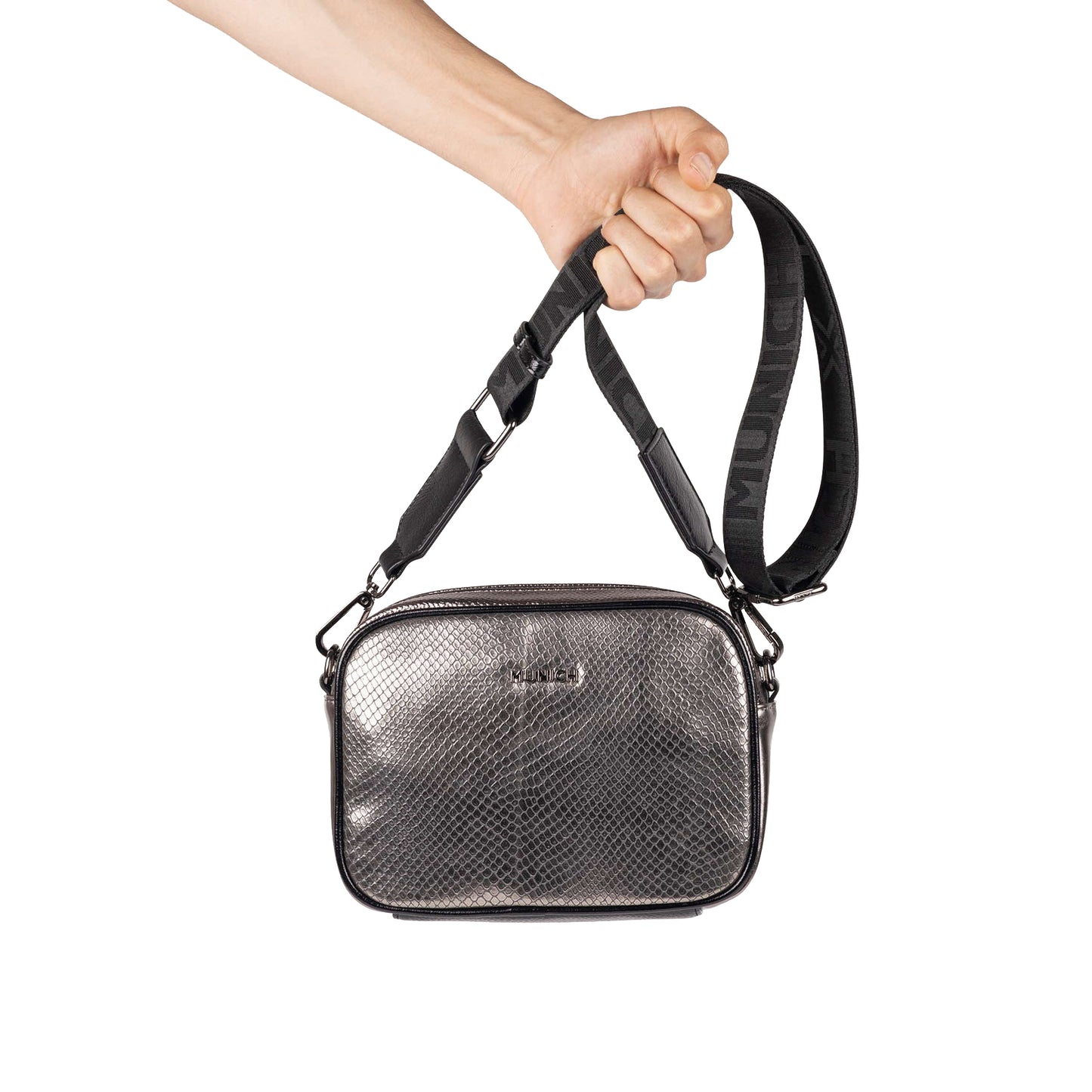 Munich Block Fun Silver Night Crossbody Camera 7113622