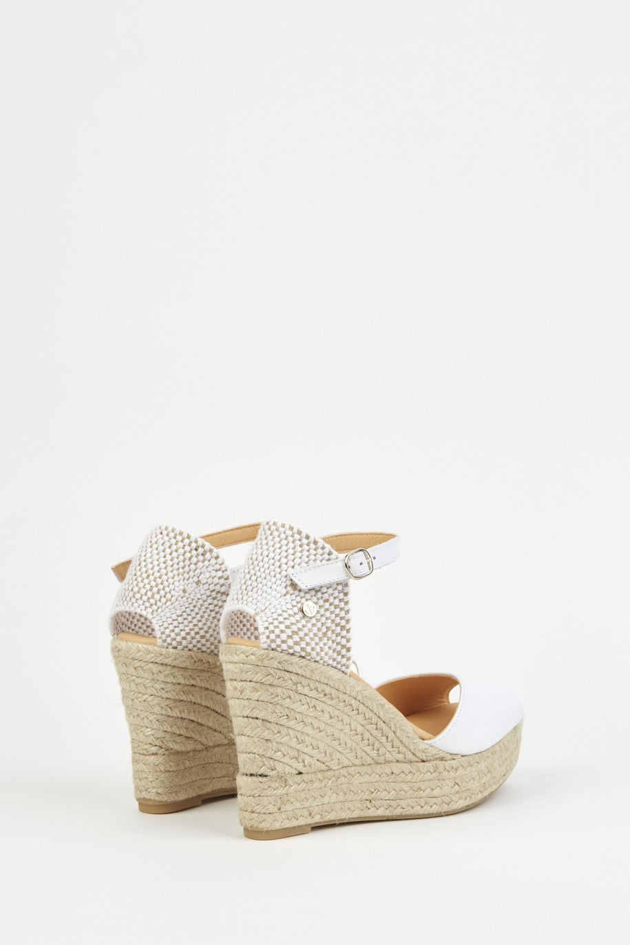 La Valeta Charlene Peep Toe Blanco