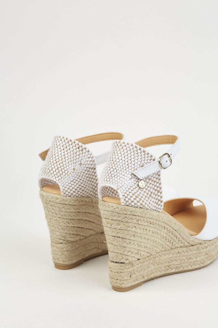 La Valeta Charlene Peep Toe Blanco