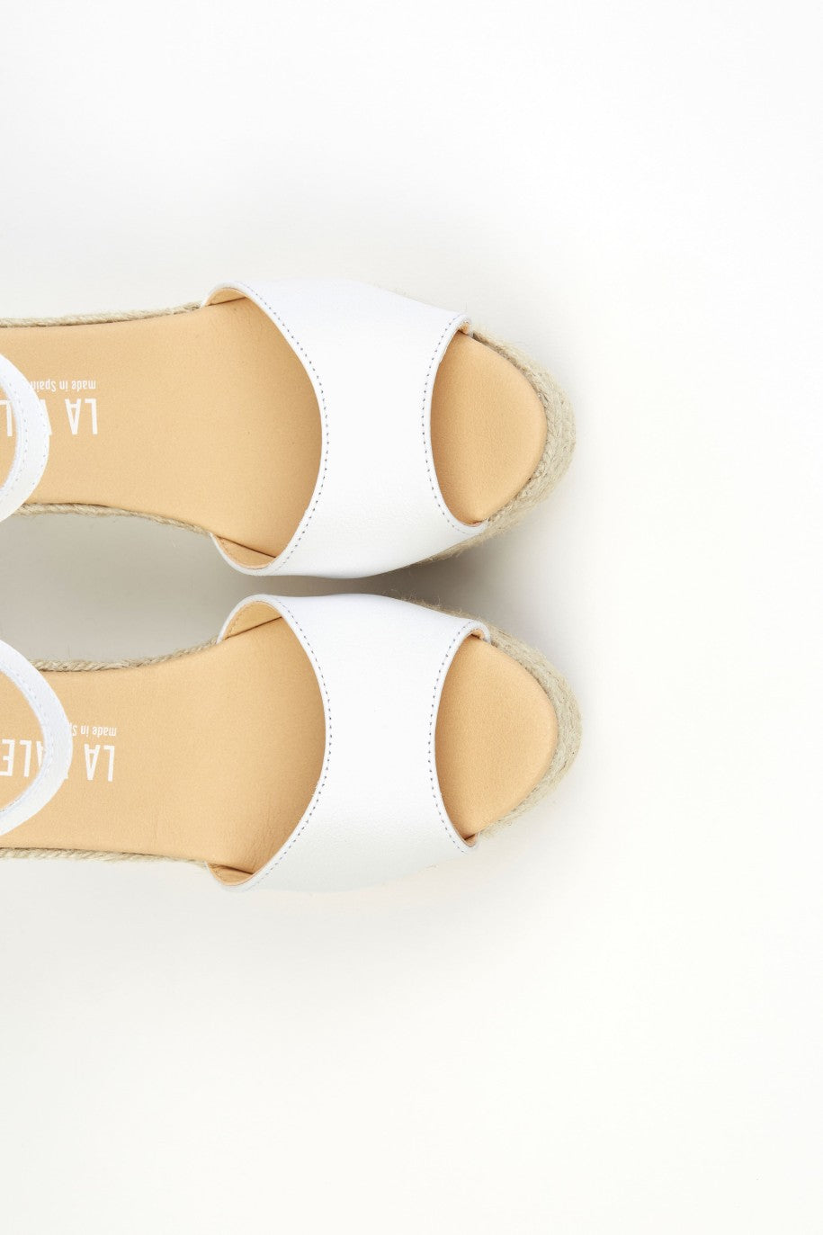La Valeta Charlene Peep Toe Blanco