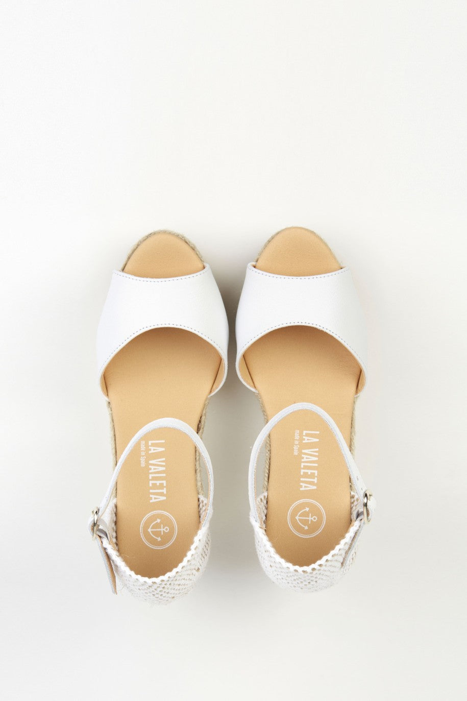 La Valeta Charlene Peep Toe Blanco