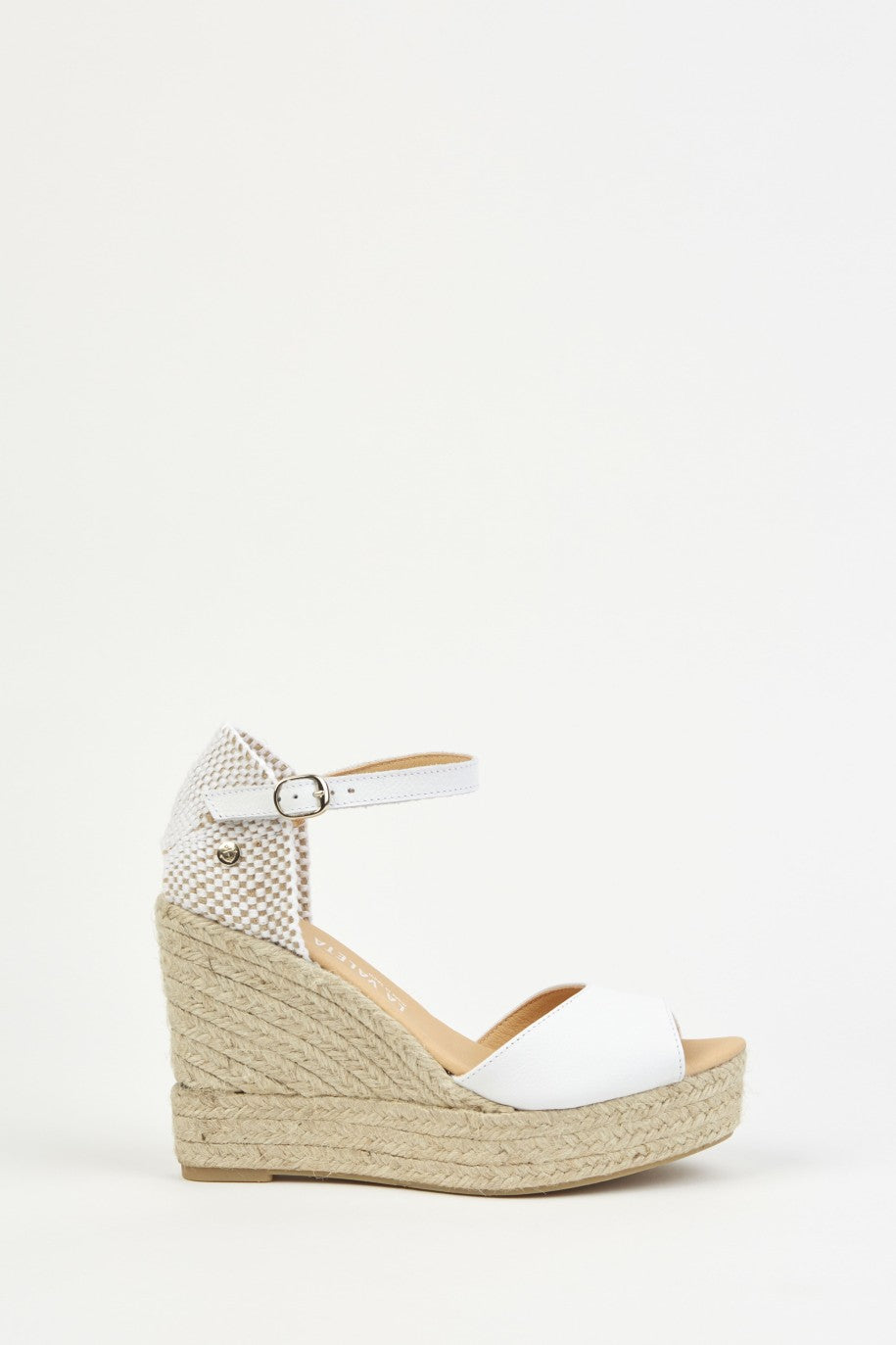 La Valeta Charlene Peep Toe Blanco