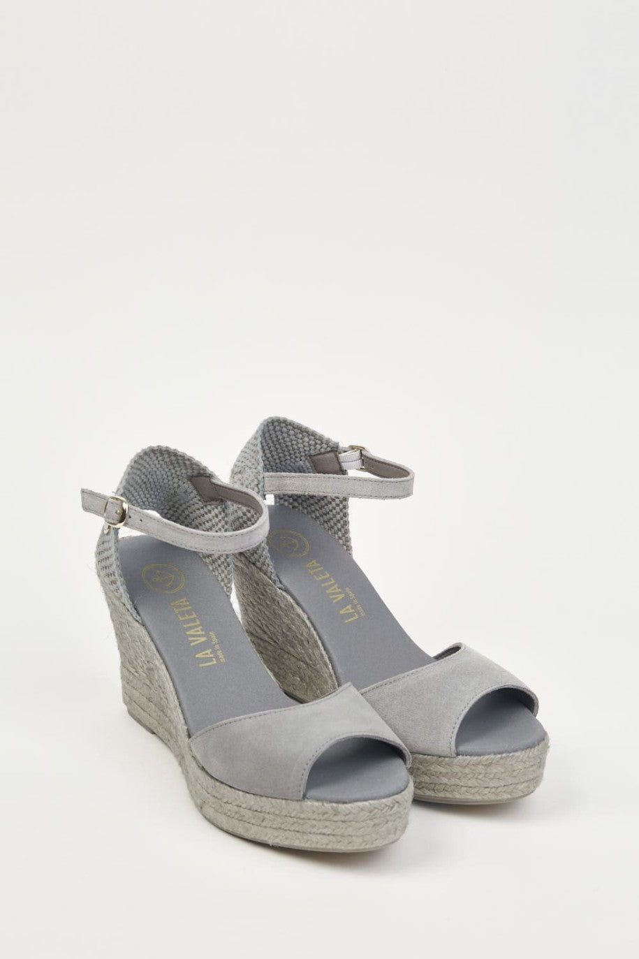 La Valeta Charlene Peep Toe Gris