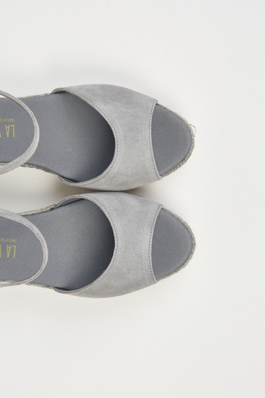 La Valeta Charlene Peep Toe Gris