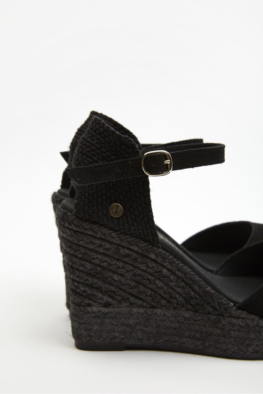 La Valeta Charlene Peep Toe Negro