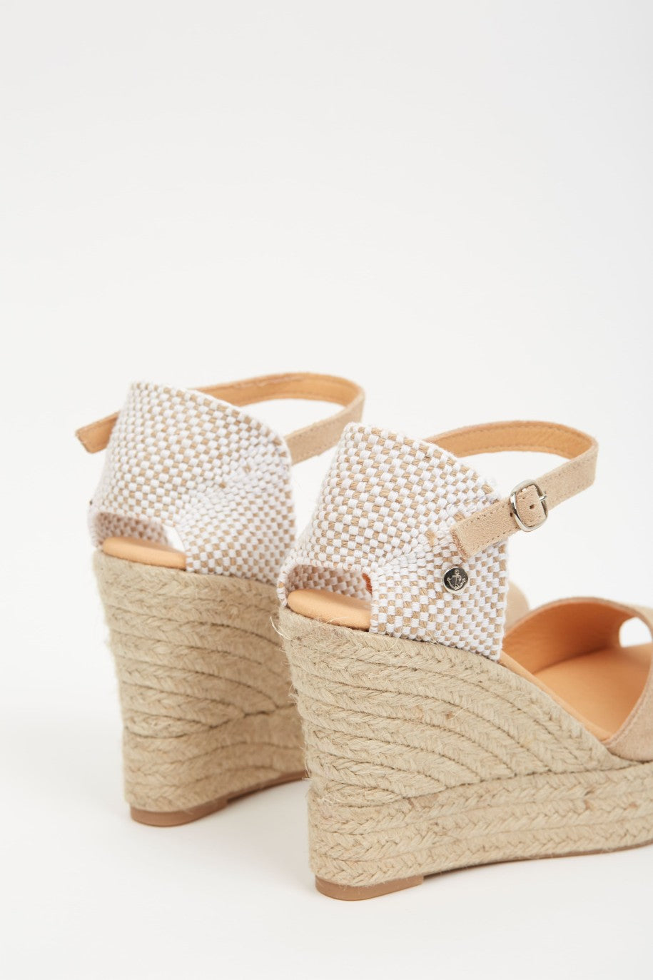La Valeta Charlene Peep Toe Nude