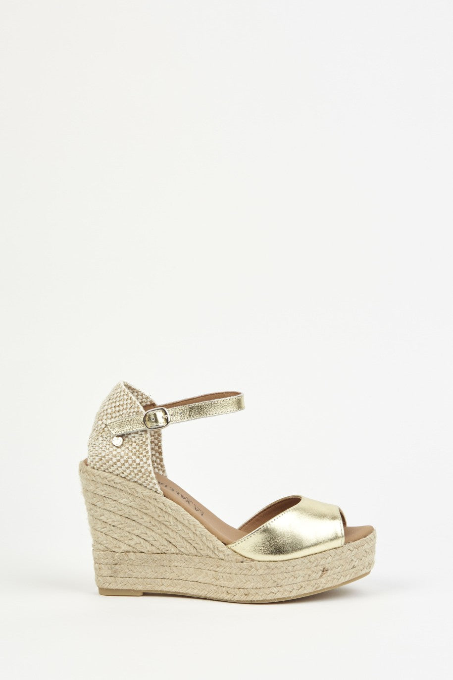 La Valeta Charlene Peep Toe Oro