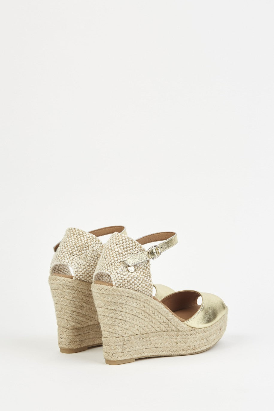 La Valeta Charlene Peep Toe Oro