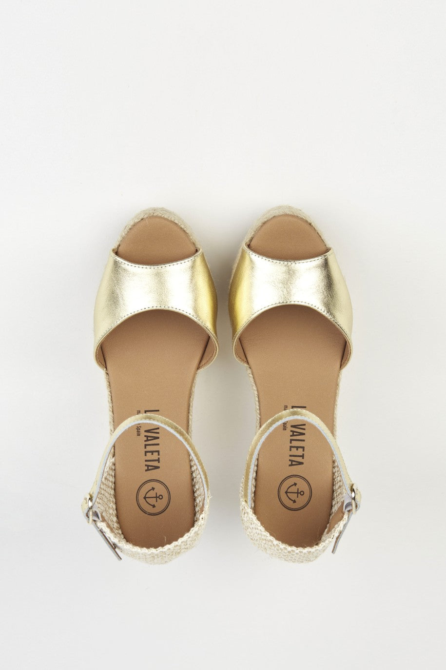 La Valeta Charlene Peep Toe Oro