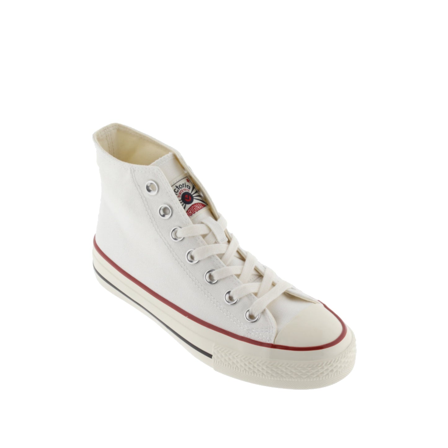 Victoria TRIBU BRILLO WHITE CANVAS BOOT