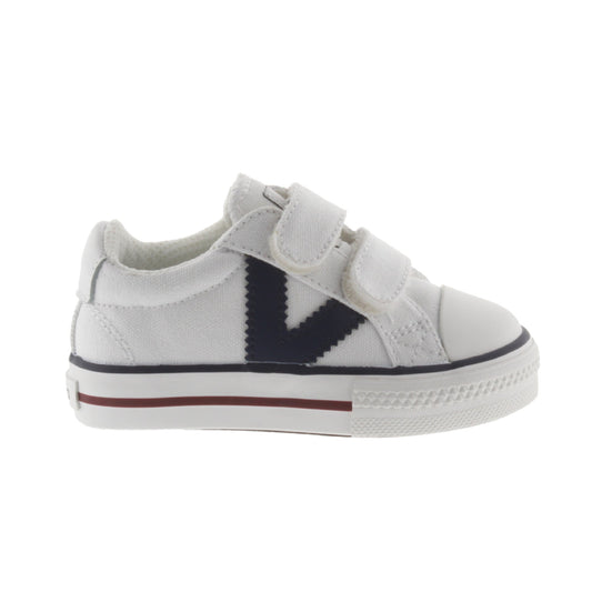 Victoria TRIBUTE STRIPS CANVAS CONTRAST WHITE