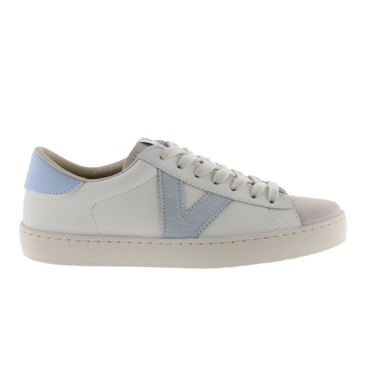 Victoria Berlin Light Blue Leather & Suede