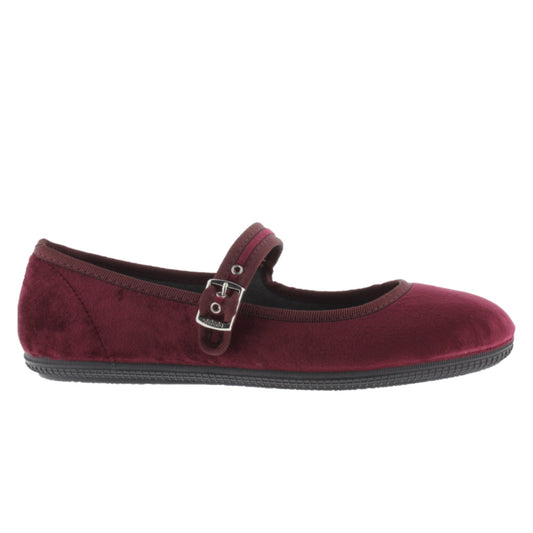 Victoria ODA MERCEDES VELOURS BOURGOGNE