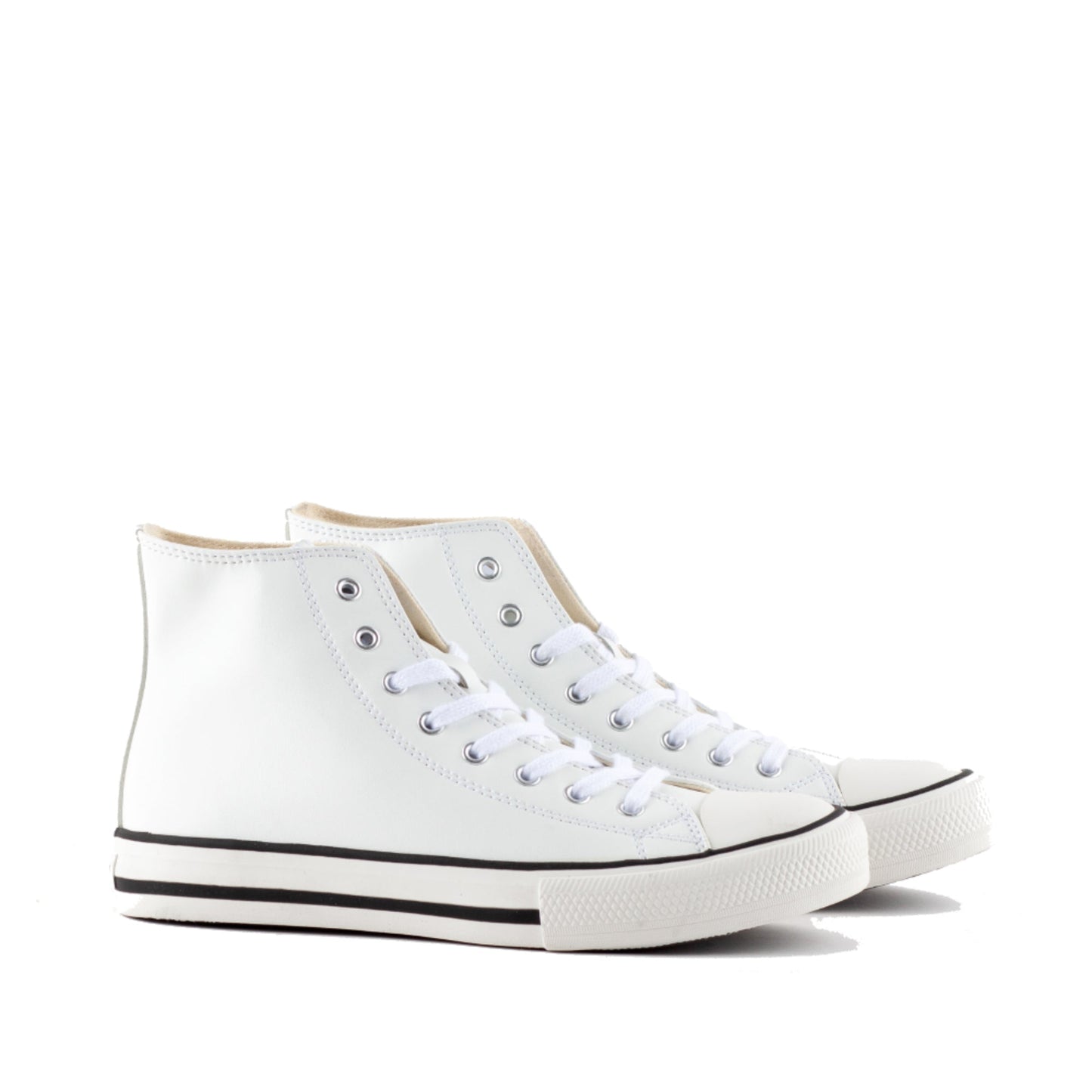 BOTTINES EFFET CUIR BLANC Victoria TRIBU