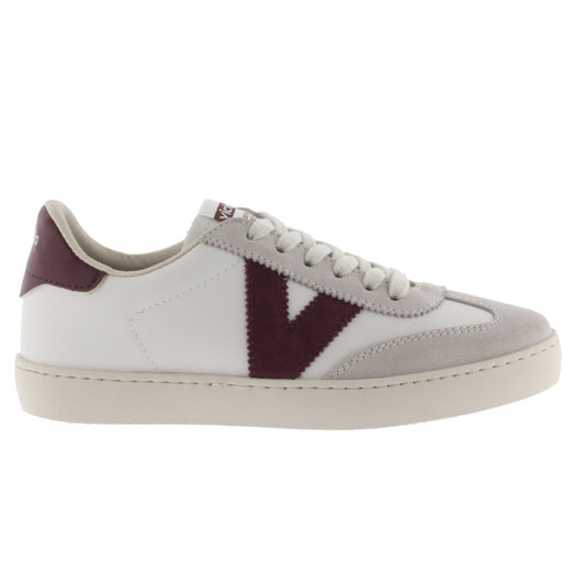 Victoria BERLIN CYCLIST LEATHER EFFECT & BURGUNDY SUEDE