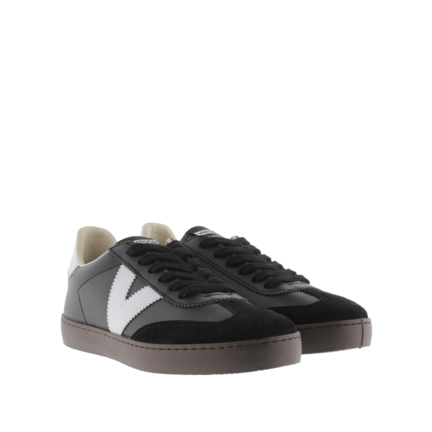 Victoria Berlin Cyclist Leather Effect & Black Split Leather