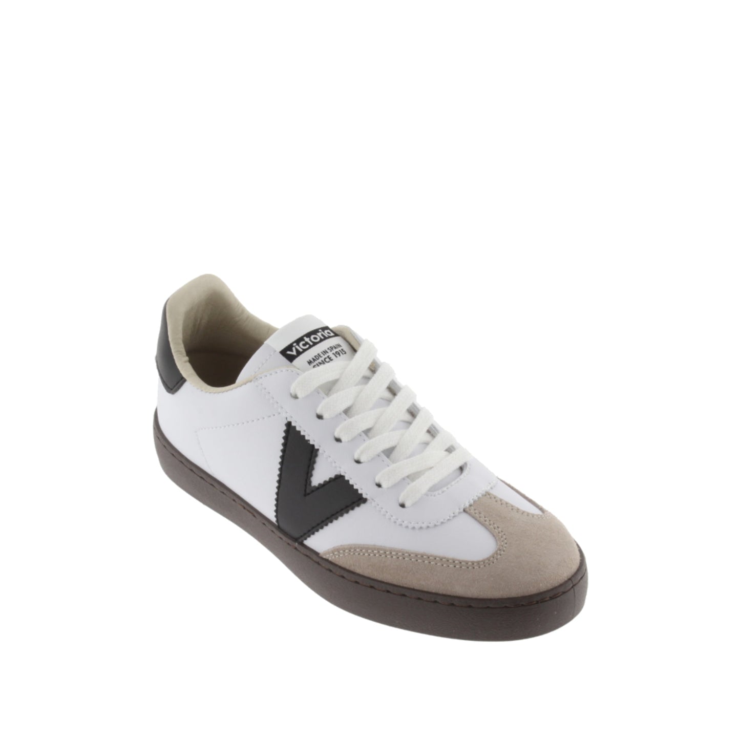 Victoria Berlin Cycliste Effet Cuir et Cuir Croûte Blanc