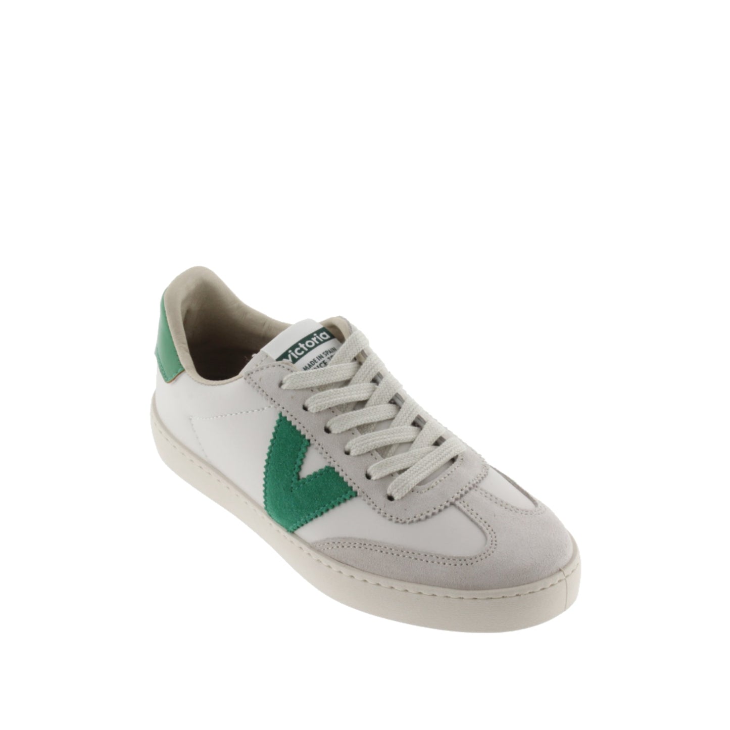 Victoria Berlin Green Leather & Split Leather Cyclist