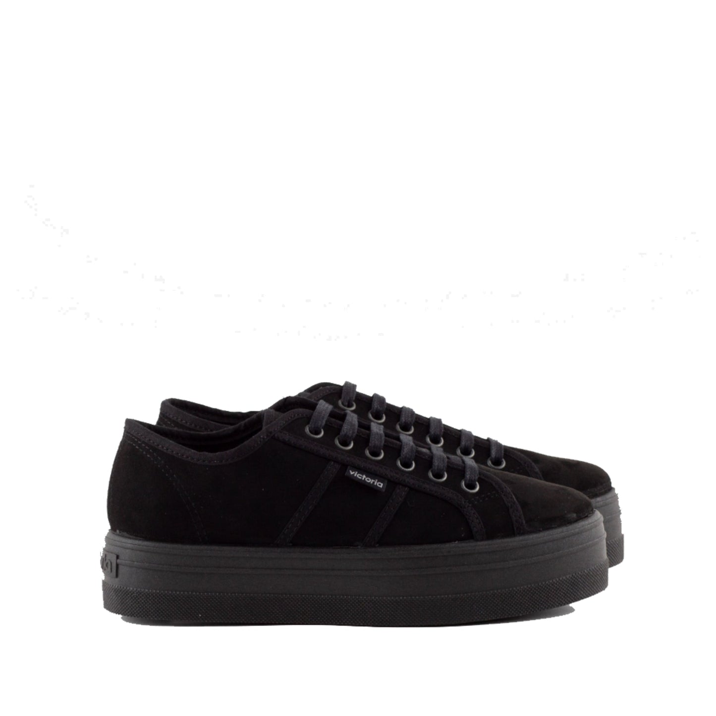 Victoria Barcelona recycled black suede