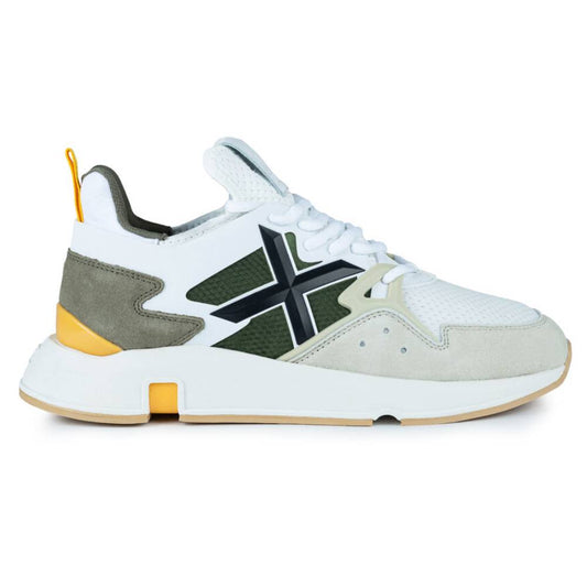 Munich Clik 4172063 White/Khaki Green