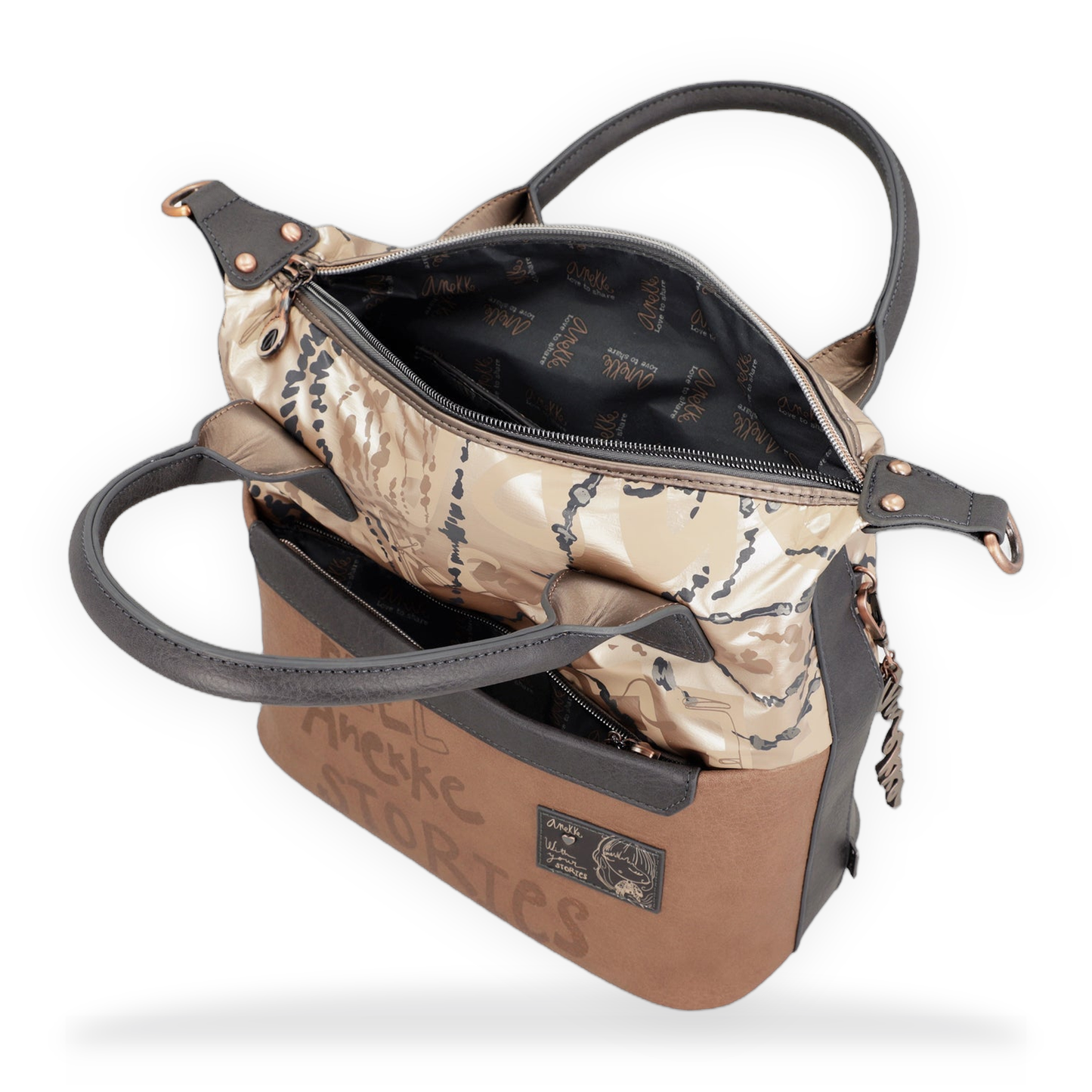 Anekke - Bolso de asa con bandolera Intentions