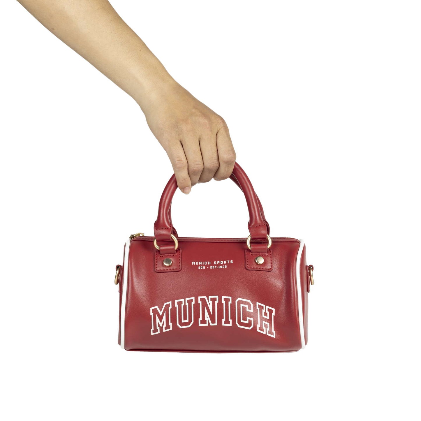 Munich 7113307 Court Crossbody Barrel Red