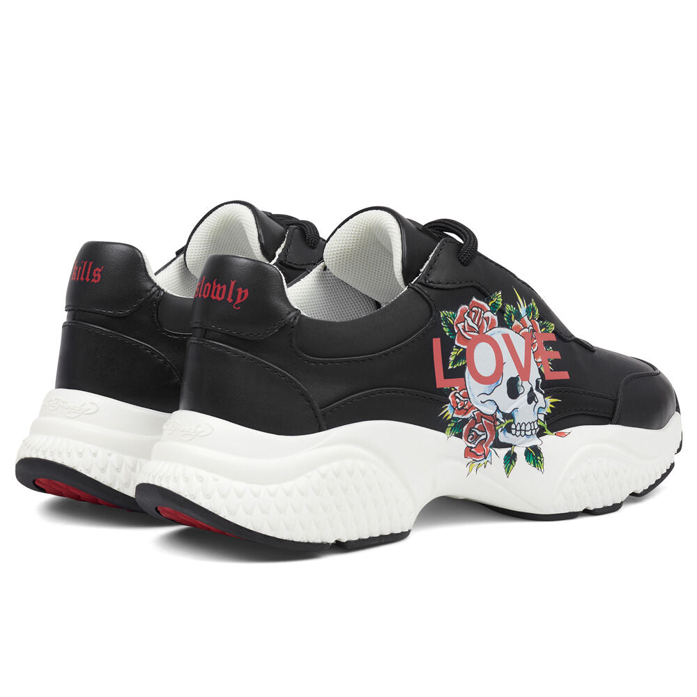 Ed Hardy Insert Runner-Love Noir/Blanc
