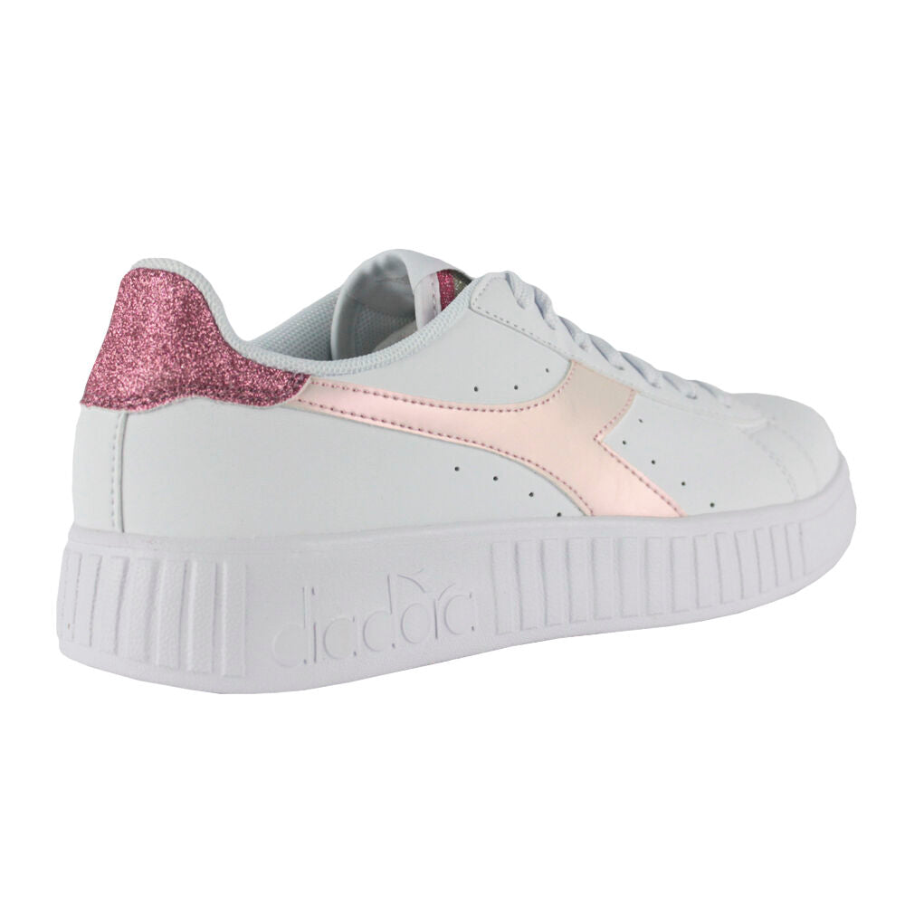 Diadora Step P Glitter Rainbow 101.178338 01 C3113 White/Pink Lady