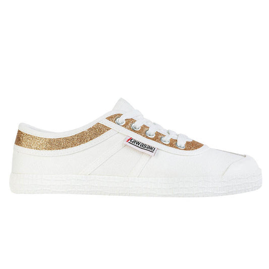 Chaussures en toile pailletée Kawasaki K194522 8890 Or