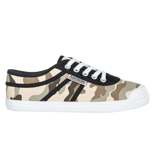 Chaussures en toile camouflage Kawasaki K202417 8885 Marron varié