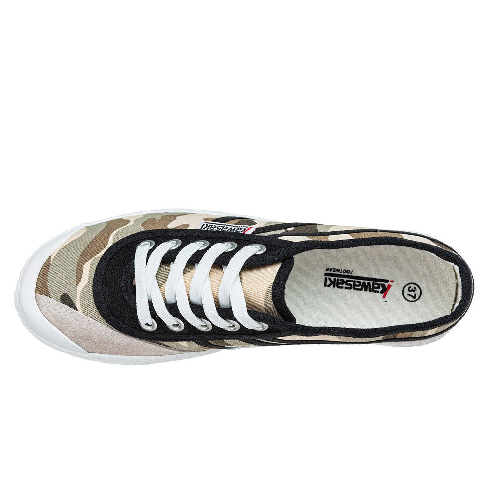 Kawasaki Camo Canvas Shoe K202417 8885 Various Brown