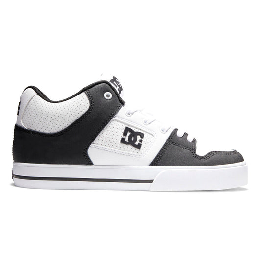 DC Shoes Pure Mid Adys400082 Blanc/Noir/Blanc (Wbi)