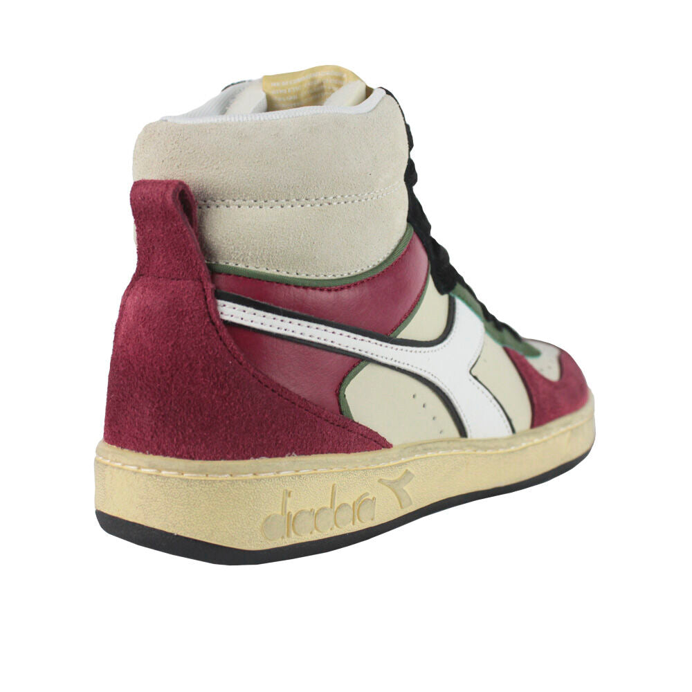 Diadora Magic Basket Mid Legacy 501.179008 01 C9986 Cloud Cream/Rhubarb/Black