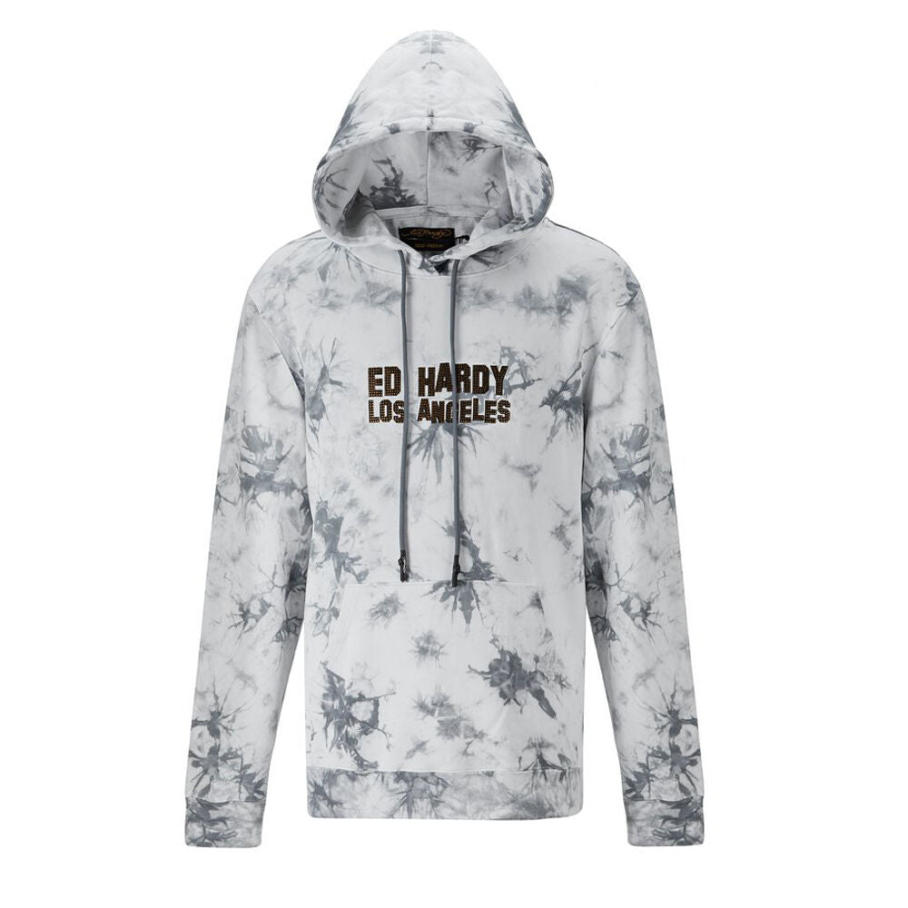 Sweat à capuche Ed Hardy The Tigers Gris