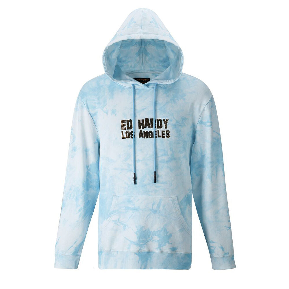 Sweat à capuche Ed Hardy The Tigers Turquoise
