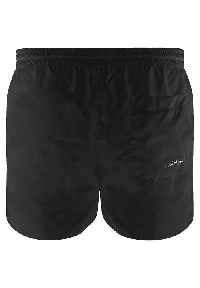 Ed Hardy Roar-Head Swim Short Black