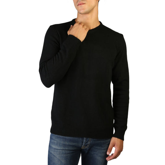 100% Cachemire C-NECK-M noir