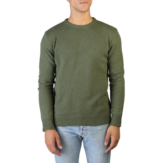 100% Cachemire C-NECK-M vert