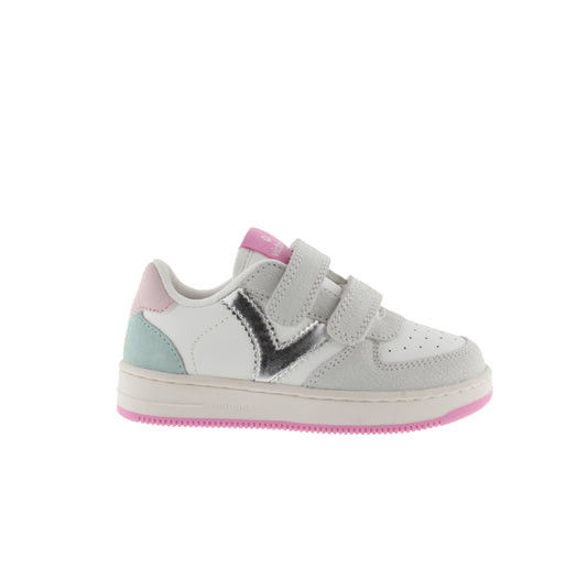 Victoria TIEMPO TIRAS SERRAJE CRAQUELADO & MULTICOLOR ROSA