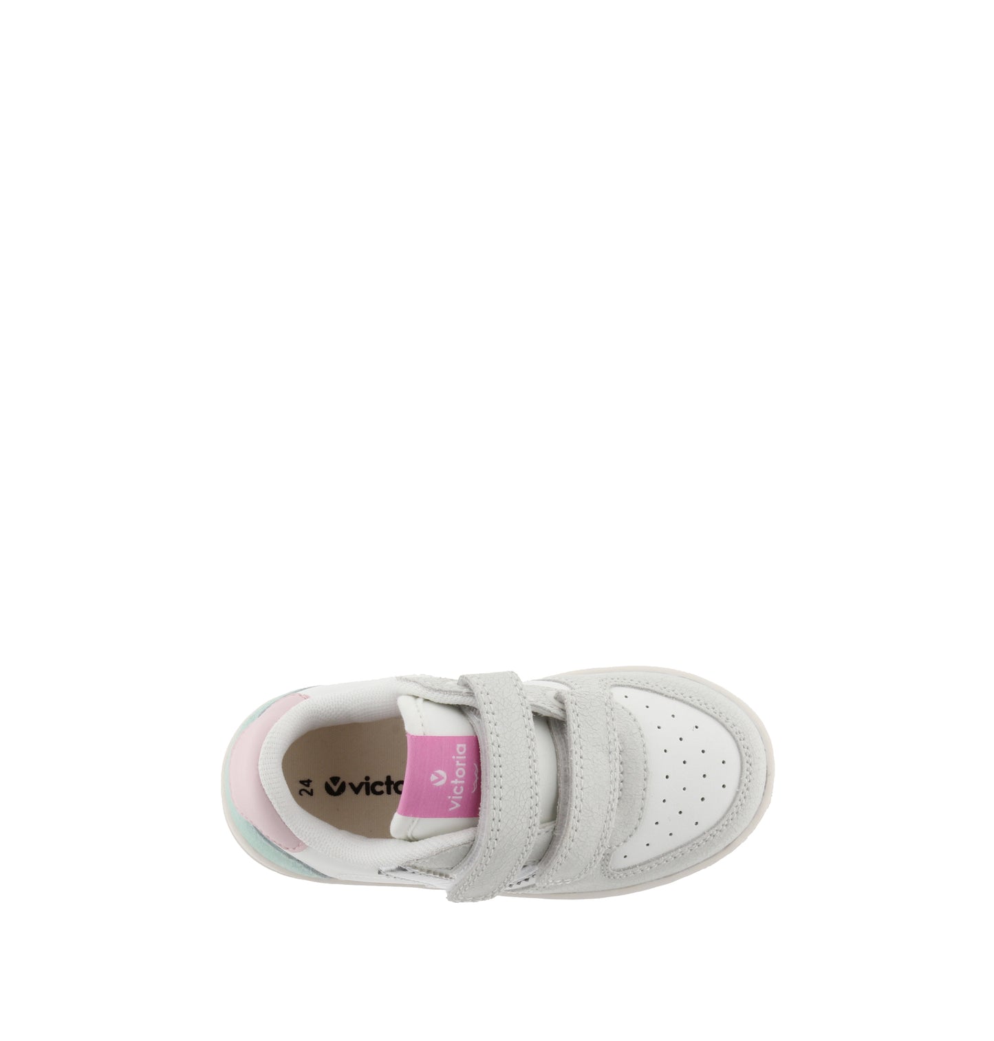 Victoria TIEMPO TIRAS SERRAJE CRAQUELADO & MULTICOLOR ROSA